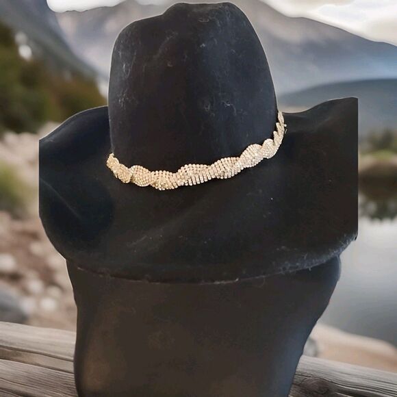 Nike Accessories - Steve Madden Black Satin Lined One Size Fits Most Stetson Like Hat NWT